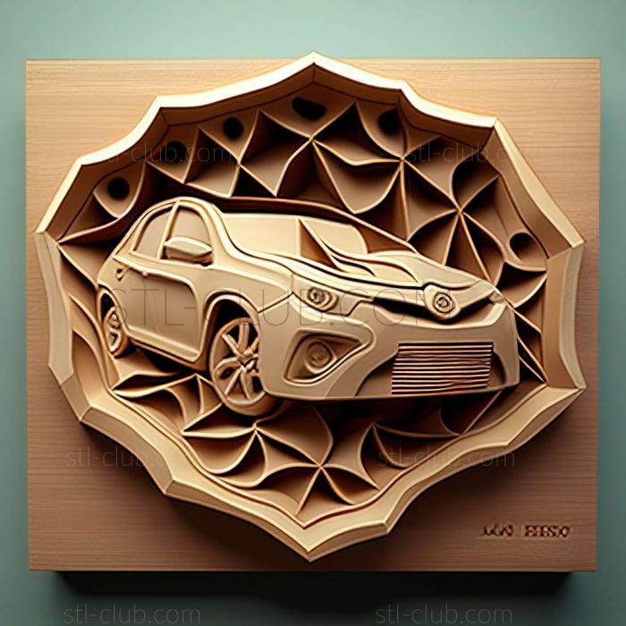 3D модель Toyota Belta (STL)